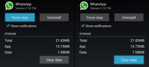 Whatsapp-clear-database