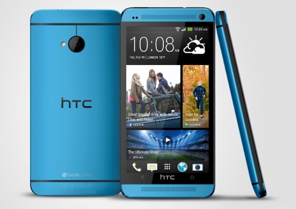 HTC One blue