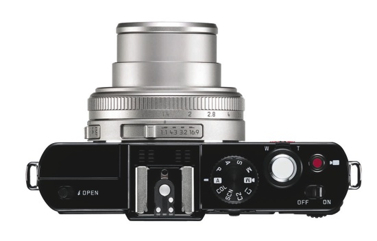 Leica D-Lux 6 銀黑版相機 - 頂部