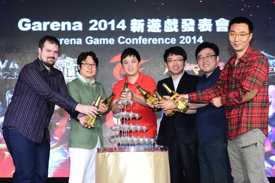 1-圖說一：Garena與合作夥伴一同發表四款遊戲強作，一同宣誓將提供完善的遊戲體驗給台灣玩家 copy