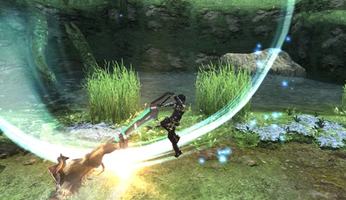 02 「獵人」擅長「大劍」、「索刃」等武器給予敵人終結的一擊，是單獨戰鬥能力優秀的近戰專家，最適合新手玩家。