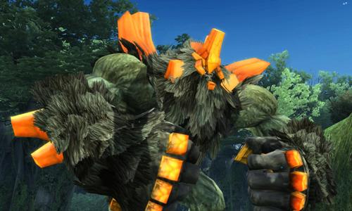 05 茂密的「森林」中，玩家將挑戰高大且外殼堅硬的「岩石熊」將以碩大拳頭與玩家戰鬥