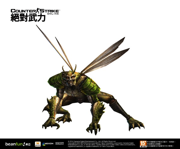 03 「綠惡魔」外型仍保有人類型態的模樣，背上卻長出如同昆蟲一般的巨大翅膀，且具備思考說話的能力，動作異常敏捷