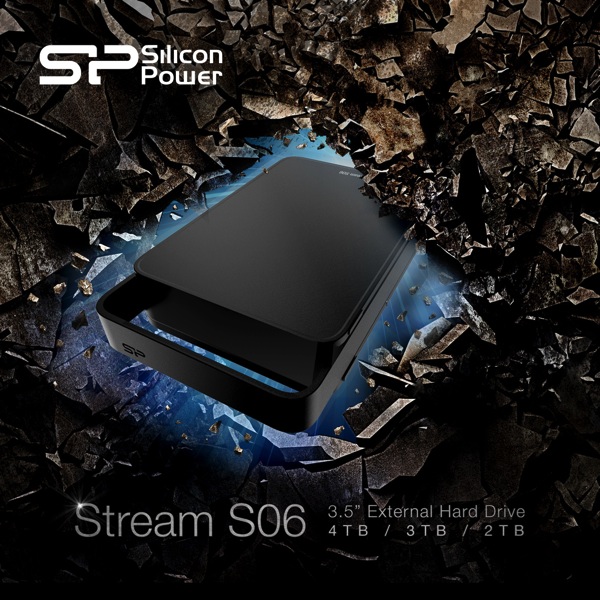 SP 廣穎推出高速 4TB 3.5 吋桌上型外接式硬碟「Stream S06」