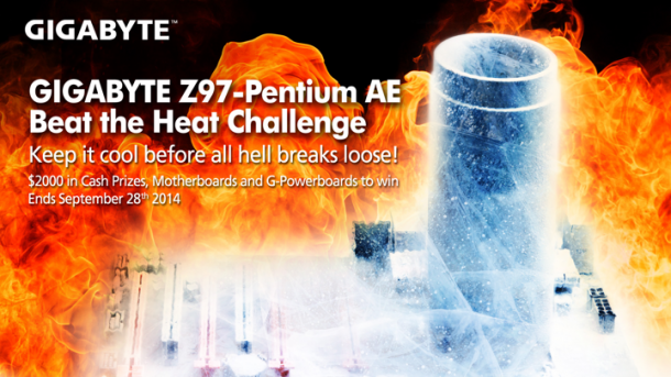 技嘉 Z97-Pentium AE Beat the Heat 超頻挑戰賽在HWBOT.org正式展開