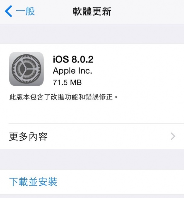 史上最快推出的修正，iOS 8.0.2 已經釋出！