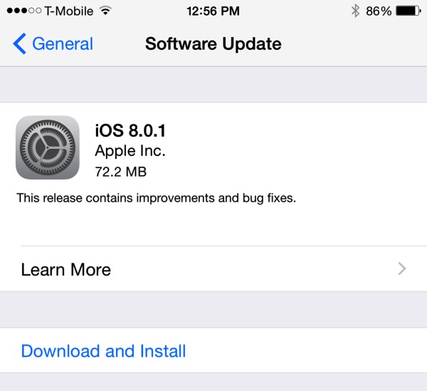 升級 iOS 8.0.1 變機災，Apple 收回下架!