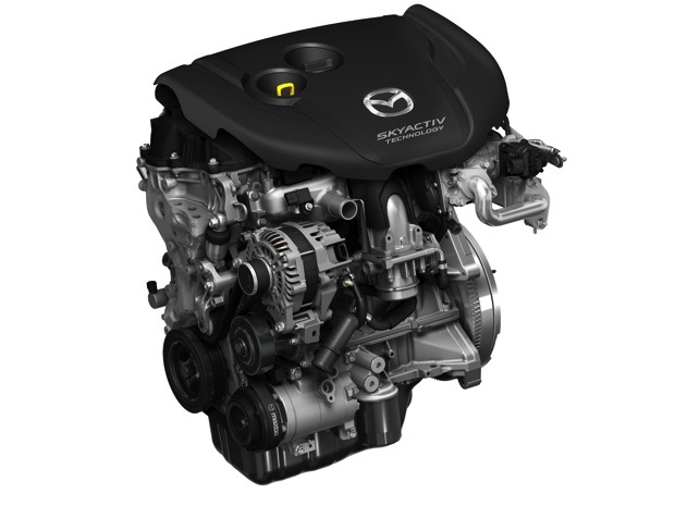 MAZDA CX-5搭載的2.2升SKYACTIV-D柴油引擎搭配雙渦輪增壓與缸內直噴技術，可輸出175ps馬力與42.8kgm扭力的極致性能，成為同級車款中扭力最強的引擎 copy