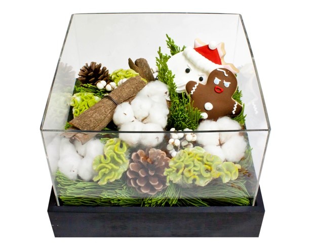 2014圖說四 Elite Bakery  推出結合烘焙和花藝藝術的【聖誕森林樂園】禮盒