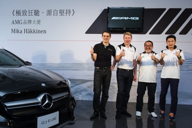 Mercedes-Benz F1 方程式賽車世界冠軍Mika Häkkinen擔任AMG品牌大使，將AMG駕馭性能品牌內涵帶給廣大台灣車主及車迷 copy