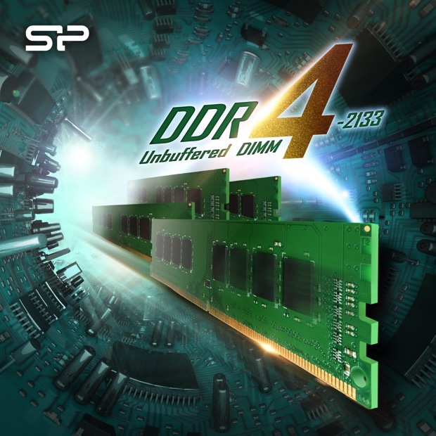 SP 廣穎電通發表全新 DDR4-2133 U-DIMM 記憶體