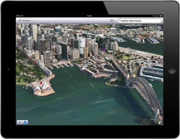 Apple 地圖 Flyover 新增 9 個地點，兩年的進步細緻度比 Goolge 好！