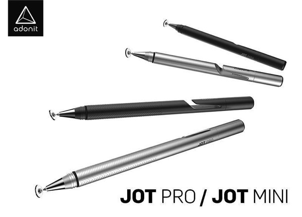 Adonit 推出全新 Jot Pro 與 Jot Mini 觸控筆