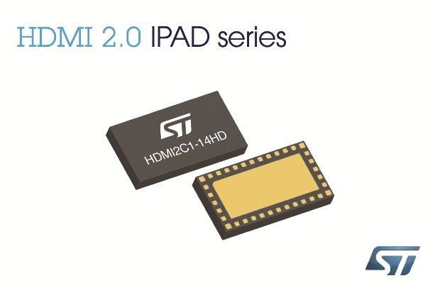 意法半導體推出具更高性能的新款 HDMI 保護 IC