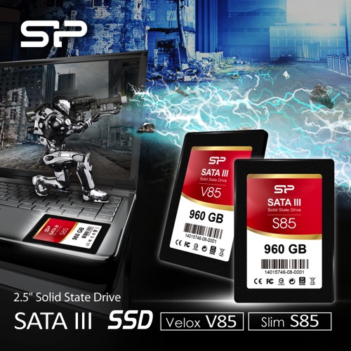SP 廣穎電通推出電競高效固態硬碟－Slim S85 & Velox V85