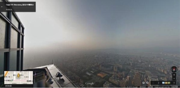 2015台北101觀景台-從94樓俯視高空街景