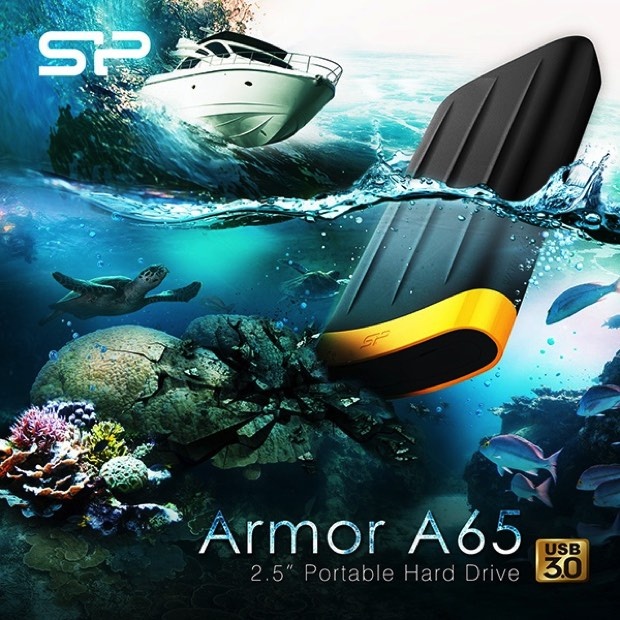 SP 廣穎發表 IP67 防水防塵軍規抗震行動硬碟「Armor A65」