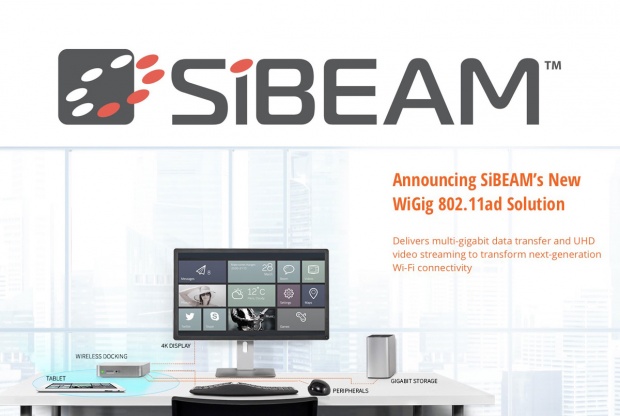 SIBEAM 推出最新 WIGIG 802.11ad 拓展 GIGABIT  無線產品