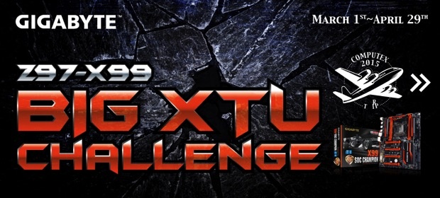 技嘉 Z97 – X99 BIG XTU 超頻挑戰賽正式展開！