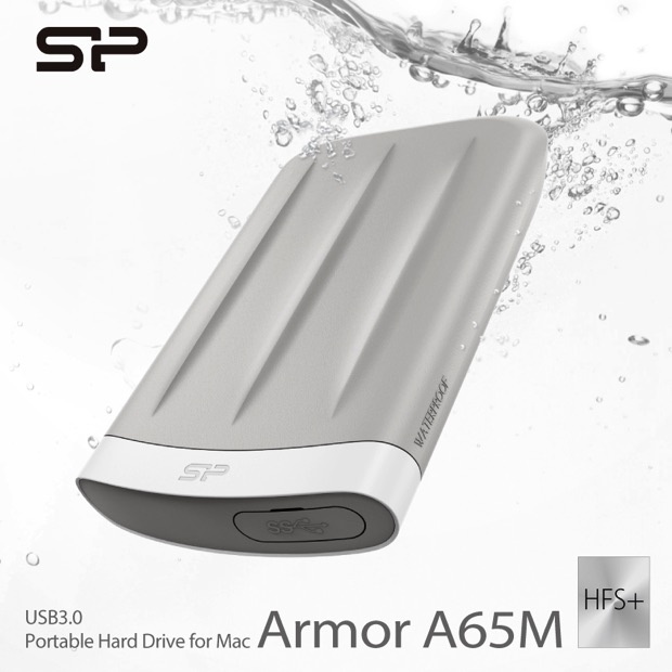 SP 廣穎發表 Mac 專用抗震防水防塵行動硬碟「Armor A65M」