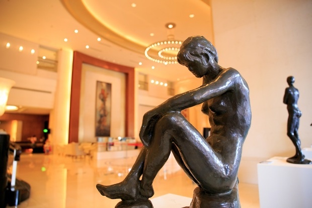 蒲添生「銅雕精選展」於 6/30 前在台南大億麗緻酒店展出