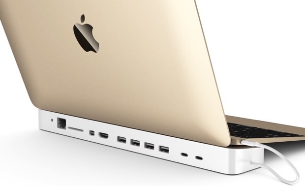 有了 HydraDock 就能輕鬆解決 12 吋 MacBook 連接埠的問題啦 ！