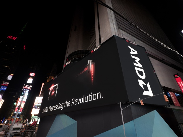 百老匯街大放異采 AMD點亮紐約時代廣場2.5萬平方呎的螢幕牆