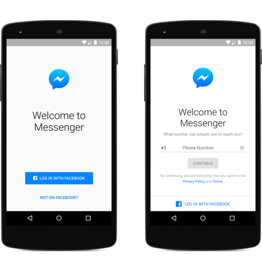 Facebook 啟動電話號碼註冊使用 Messenger 訊息功能