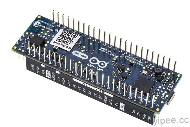 RS 推出全新緊湊型 Arduino mini 無線開發模組