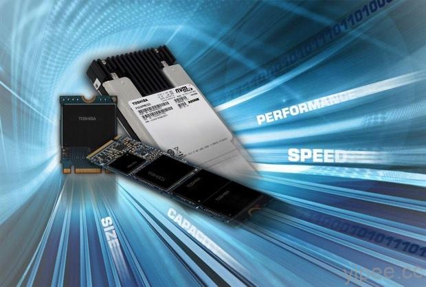 TOSHIBA 旗下 NVMe、PCIe 固態硬碟系列再添三款新成員！