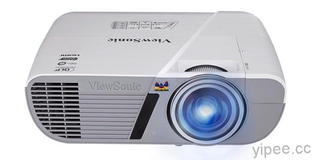 ViewSonic 全新光艦投影機PJD6352LS 白色短焦款上市