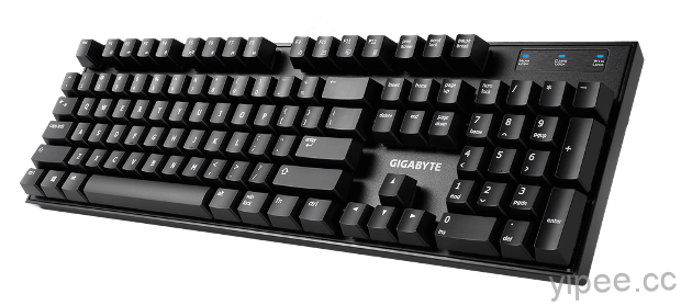 技嘉 FORCE K83 機械式電競鍵盤，採用德製 Cherry MX 專業機械軸