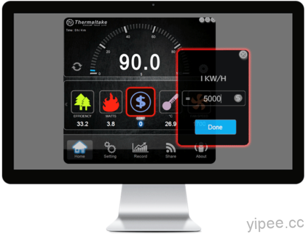 ___DPS G PC App 2 .0監控軟體》- 電費計算