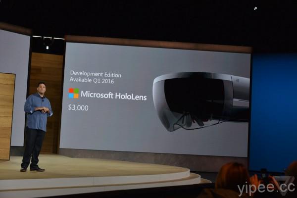 【2015 微軟 Windows 10 發表會】Xbox ＋虛擬實境裝置 Hololens，讓遊戲更精彩！