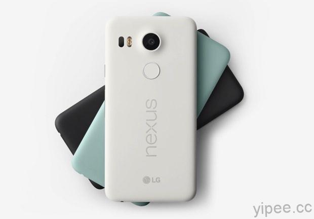 搭載全新 Android 6.0 的 LG Nexus 5X 正式在台上市！