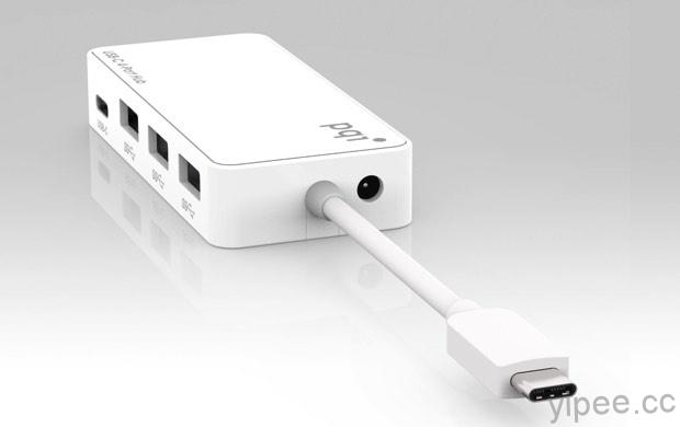 PQI Connect 314 USB Type-C 多孔集線器，一埠連結所有樂趣！