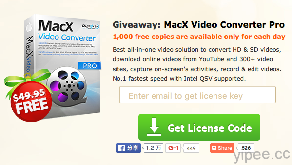 【限時免費】MacX Video Converter Pro ＋ 5KPlayer 聖誕優惠，12/31 前限時免費！