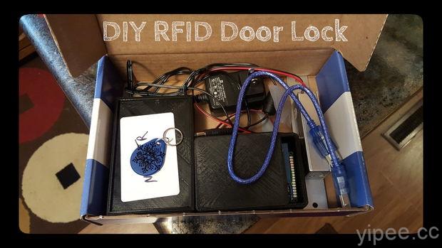 6步驟簡單 DIY 動手做 RFID 電子感應鎖～