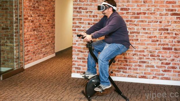 結合 VR 的 VirZOOM 智慧腳踏車，邊運動邊玩遊戲！