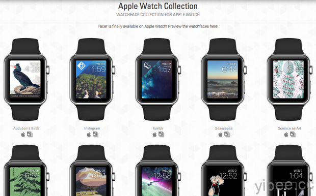 Facer 2 0 錶面設計 Apple Watch 和android Wear 隨你挑選 三嘻行動哇yipee