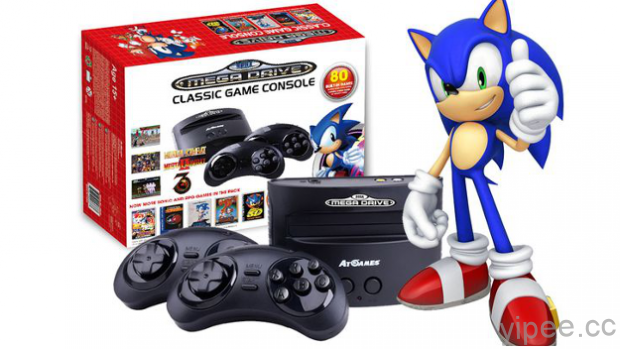 SEGA 推出 25週年 Sonic 主題 MD 主機，80款經典遊戲任你玩！