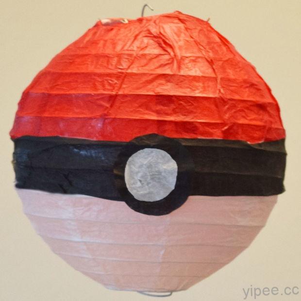 DIY 動手做《Pokémon GO》寶貝球的紙燈籠～