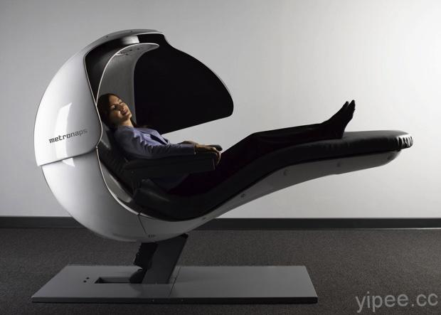 外型科幻的智慧睡眠機，躺下去一覺到天亮！