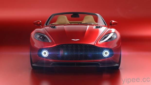 充斥英倫優雅的 Aston Martin Vanquish Zagato Volante 敞篷跑車，圓石灘登場！