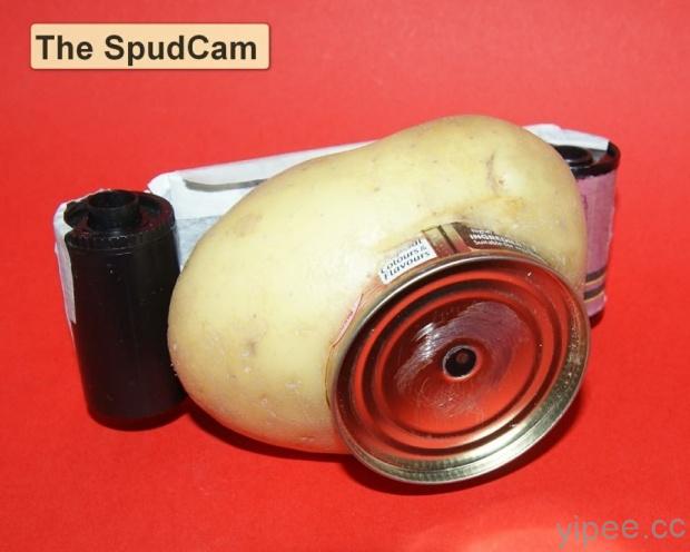 馬鈴薯不只能吃，還能做成黑白相機幫你拍照！