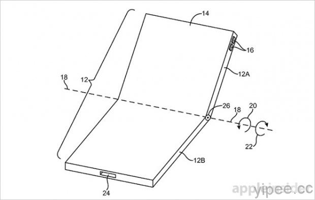 Apple 摺疊式 iPhone 有譜？美核發可摺疊 OLED 螢幕專利