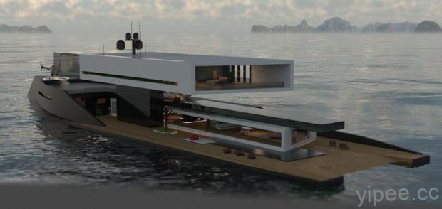 反傳統的遊艇設計，Rishi Soman 打造「海上的移動別墅」