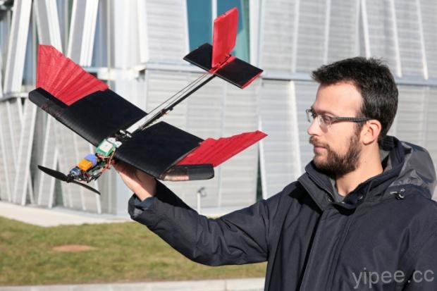 瑞士研發有「羽毛」的無人機，飛行模樣宛如小鳥翱翔天際！