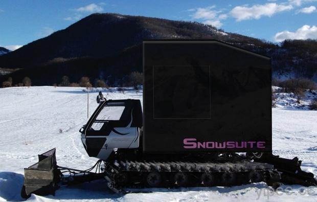 七星級露營車 Snowsuite，號稱「雪地裡的遊艇」