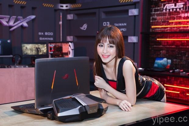 華碩 18 吋水冷式超頻電競筆電 GX800 及 STRIX GD30 電競桌機同步登場